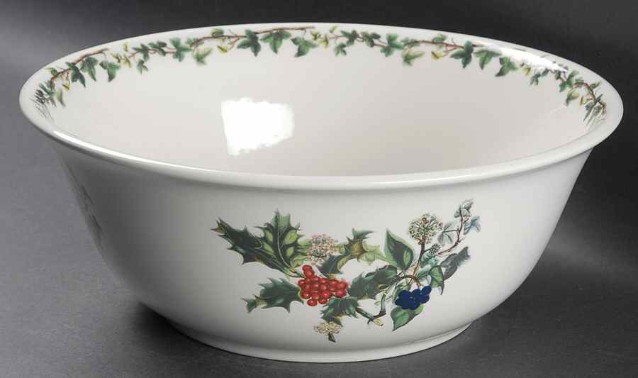 The Holly and The Ivy 11" Large Salad Serving Bowl by Portmeirion-1