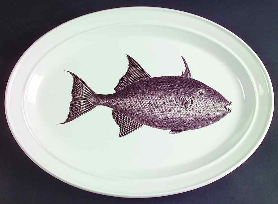 Kingdom of The Sea 14" Oval Serving Platter by Portmeirion-1
