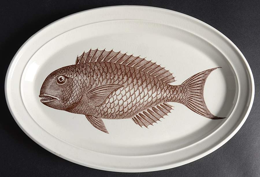 Kingdom of The Sea 13" Oval Steak Platter by Portmeirion-1