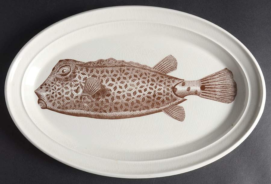 Kingdom of The Sea 13" Oval Steak Platter by Portmeirion-1
