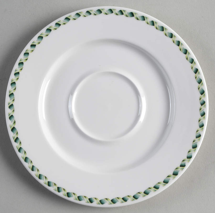 Ladies Flower Garden Saucer for Flat Cream Soup Bowl by Portmeirion-1