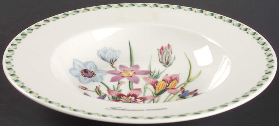 Ladies Flower Garden Large Rim Soup Bowl by Portmeirion-1