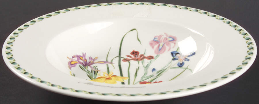 Ladies Flower Garden Large Rim Soup Bowl by Portmeirion-1