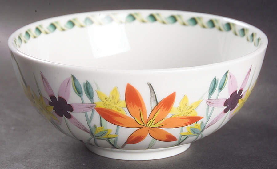 Ladies Flower Garden Coupe Fruit Cereal Bowl by Portmeirion-1