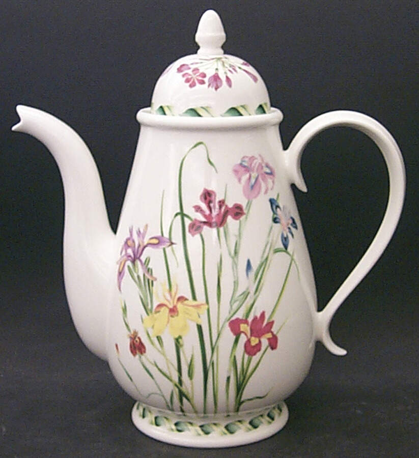 Ladies Flower Garden Coffee Pot & Lid by Portmeirion-1
