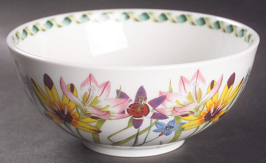 Ladies Flower Garden Coupe Fruit Cereal Bowl by Portmeirion-1