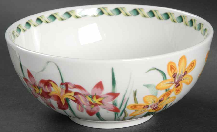 Ladies Flower Garden Coupe Fruit Cereal Bowl by Portmeirion-1
