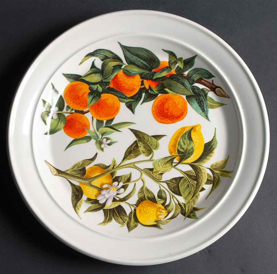 Oranges & Lemons 12" Chop Plate (Round Platter) by Portmeirion-1