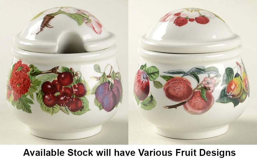Pomona Mustard Jar & Lid by Portmeirion-1
