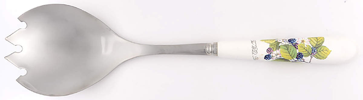 Pomona Salad Serving Fork with Stainless Prongs by Portmeirion-1