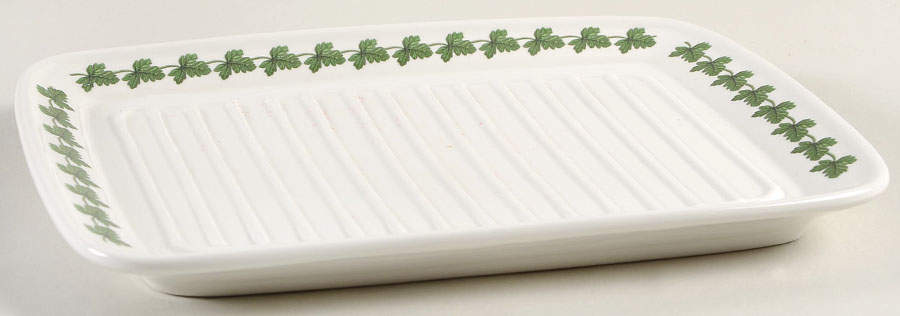 Pomona Cheese Dish with Lid, Base Only (Wedge) by Portmeirion-1