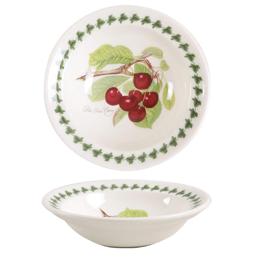 Pomona Rim Cereal Bowl W/Border by Portmeirion-1