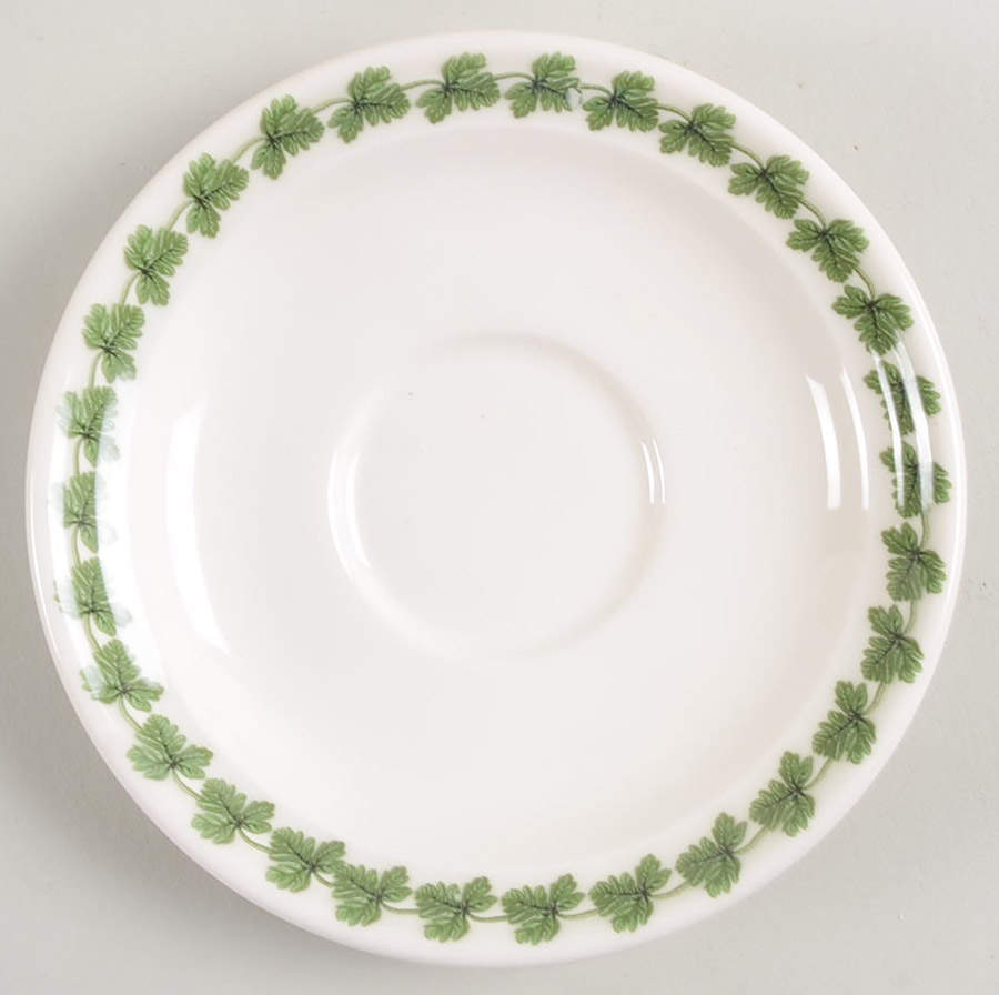 Pomona Saucer w/Laurel for Romantic Mocha Cup by Portmeirion-1