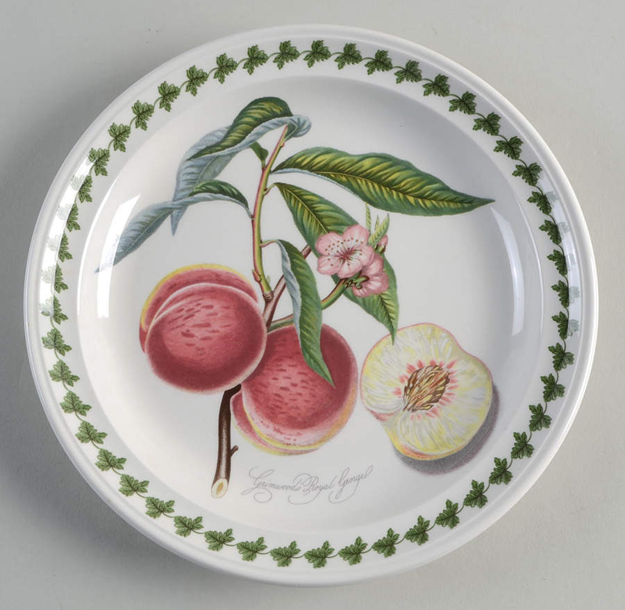 Pomona Large Design Salad Plate w/Border by Portmeirion-1