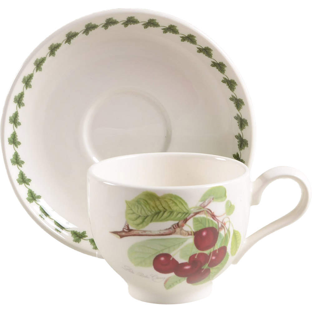 Pomona Traditional Breakfast Cup & Saucer w/Laurel Set by Portmeirion-1