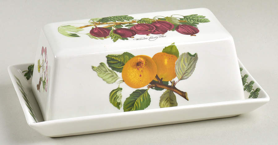 Pomona Rectangular Covered Butter by Portmeirion-1