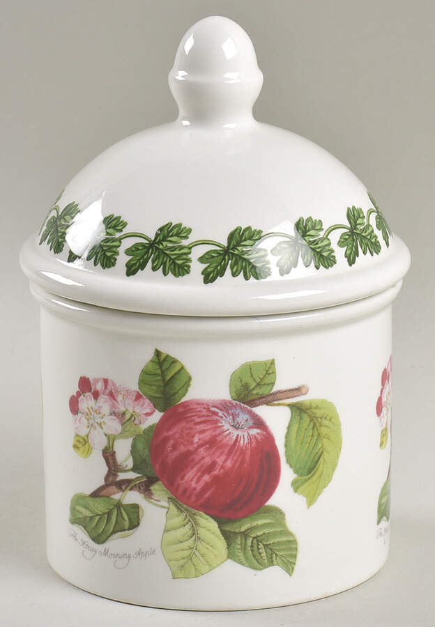 Pomona Bath Jar & Lid by Portmeirion-1