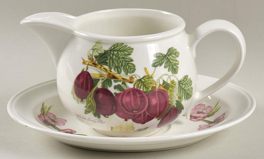 Pomona Gravy Boat & Underplate by Portmeirion-1