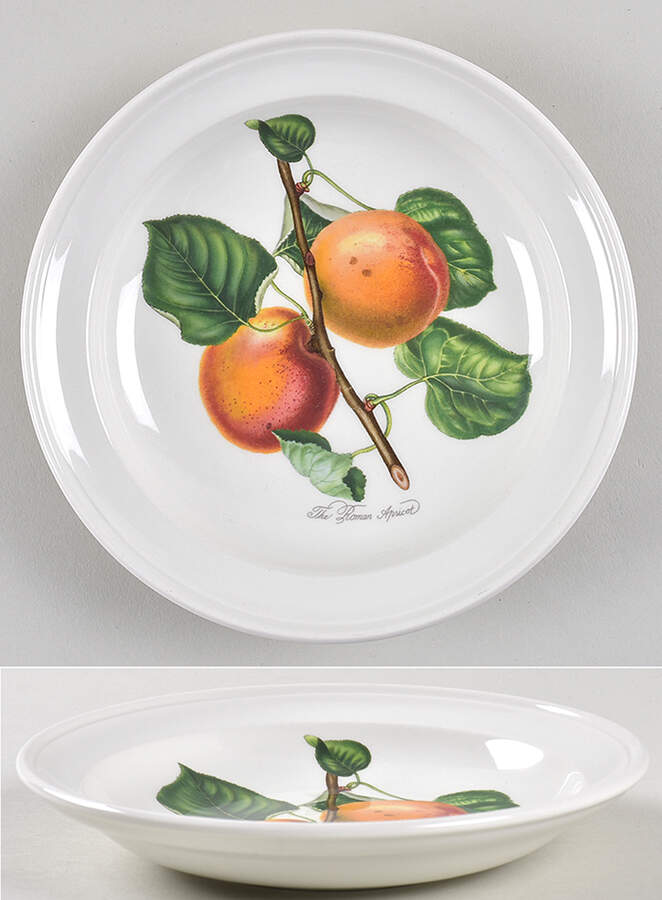 Pomona Shallow Rim Fruit/Dessert Bowl No Border Design by Portmeirion-1