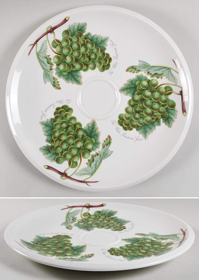 Pomona Chip/Dip Plate (Uses ISBFR for Dip) by Portmeirion-1