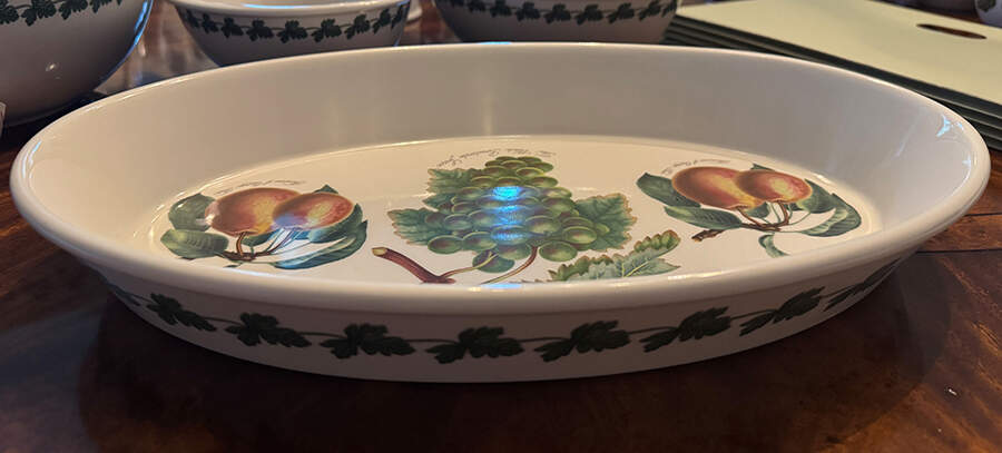 Pomona 15" Oval Baker by Portmeirion-1