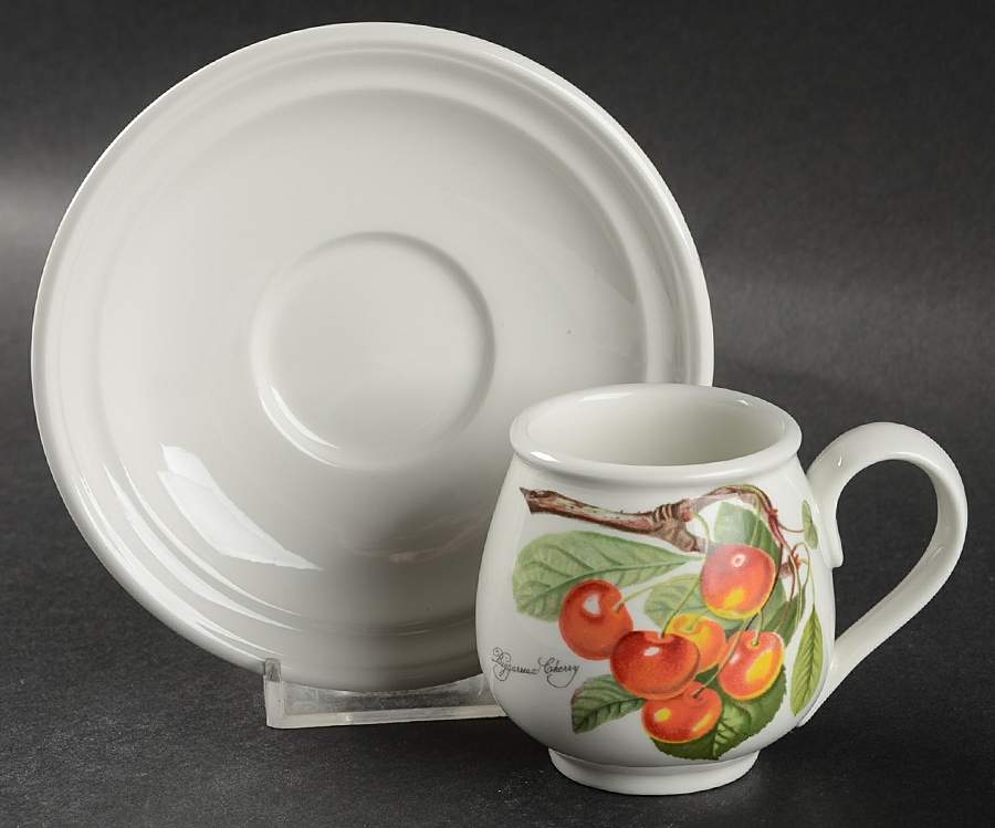 Pomona Mocha Cup & Saucer Set by Portmeirion-1