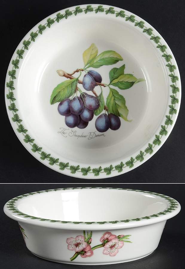 Pomona 7" Round Pie Baking Plate Fire & Ice by Portmeirion-1