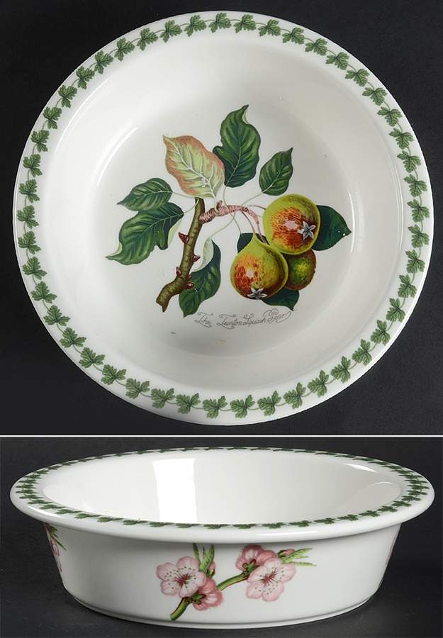 Pomona 7" Round Pie Baking Plate Fire & Ice by Portmeirion-1