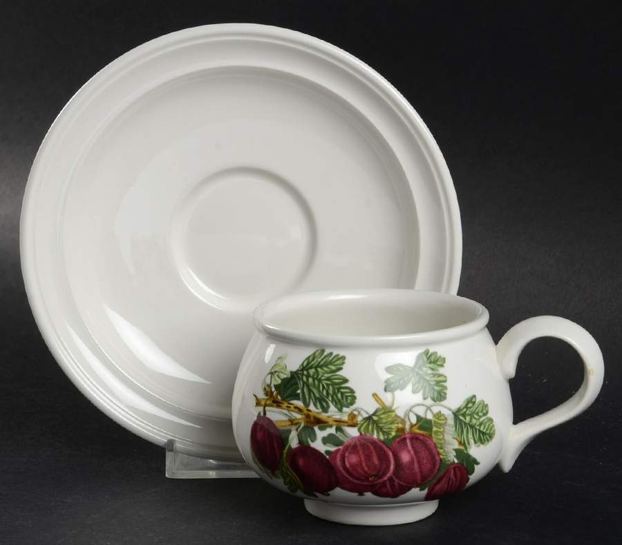Pomona Romantic Footed Cup & Saucer Set by Portmeirion-1