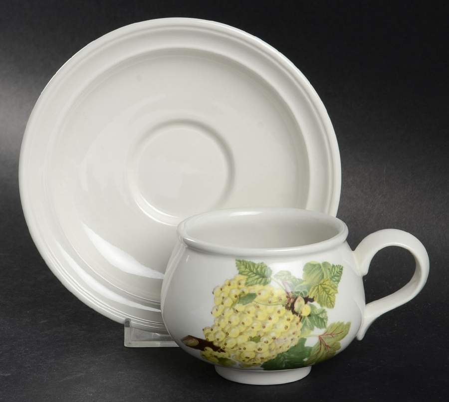 Pomona Romantic Footed Cup & Saucer Set by Portmeirion-1