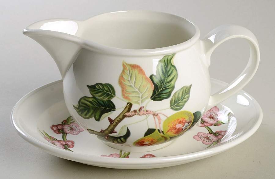 Pomona Gravy Boat & Underplate by Portmeirion-1