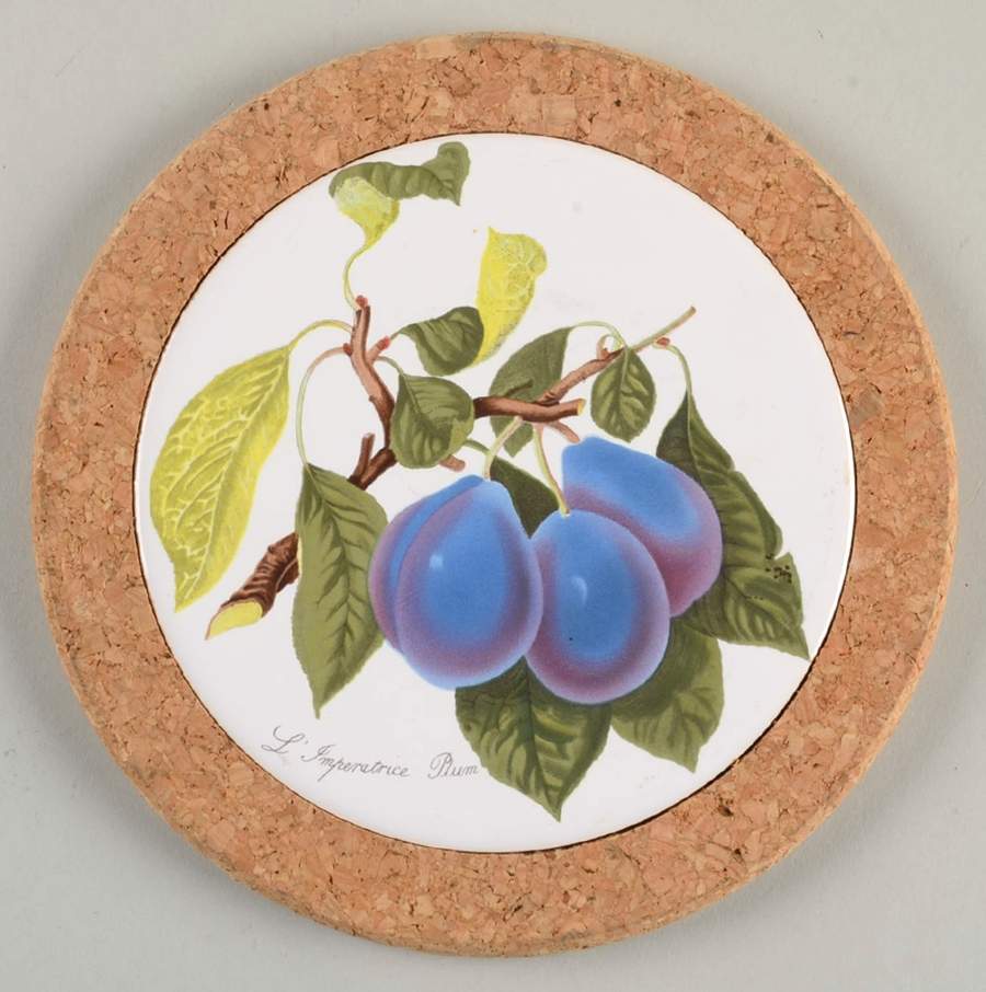 Pomona 7" Round Cork Back Trivet by Portmeirion-1