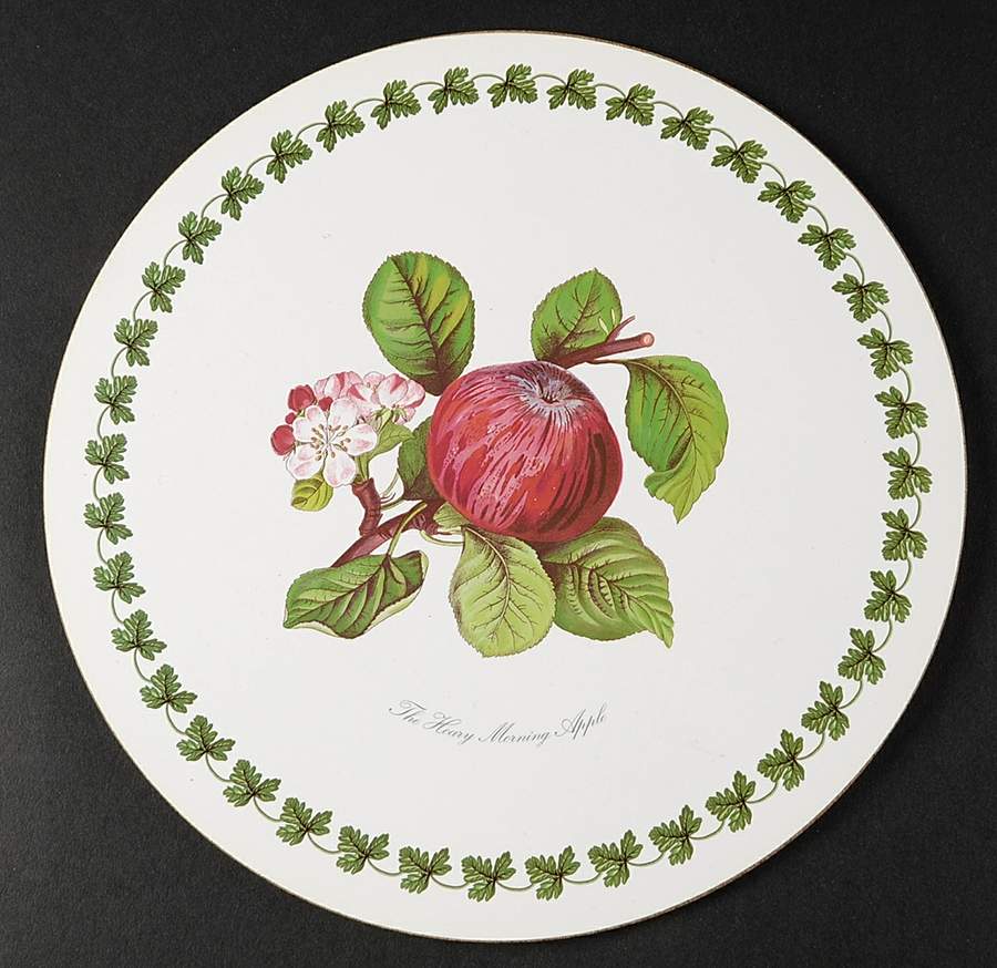 Pomona Round Placemat with Cork Back by Portmeirion-1