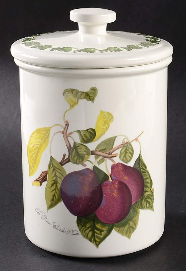 Pomona Cookie Jar & Lid #17 by Portmeirion-1