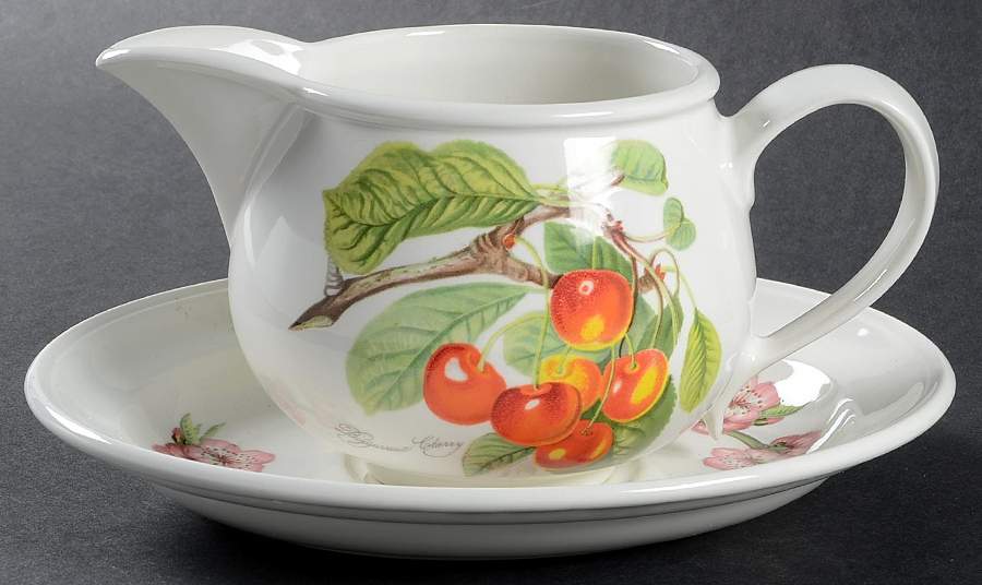 Pomona Gravy Boat & Underplate by Portmeirion-1