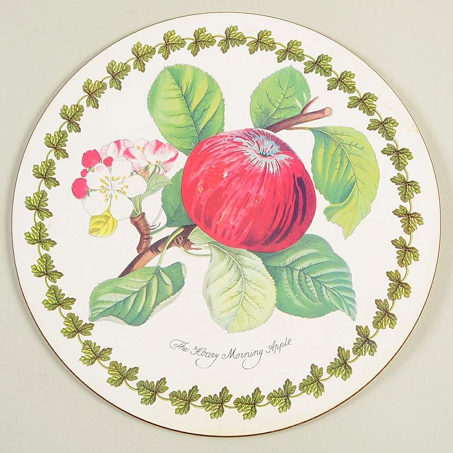Pomona Round Placemat with Cork Back by Portmeirion-1