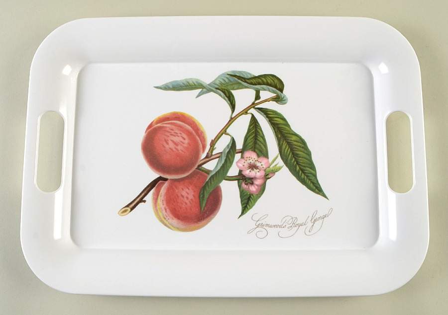Pomona 15" Rectangular Melamine Handled Tray by Portmeirion-1