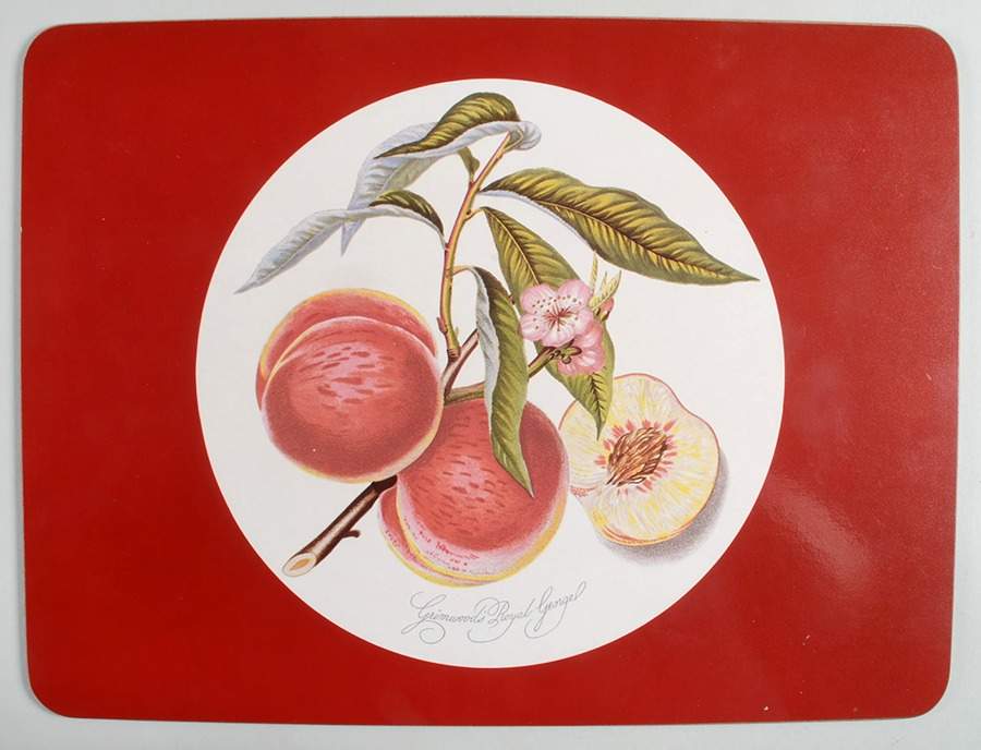 Pomona Placemat W/Corkback & Red Border by Portmeirion-1