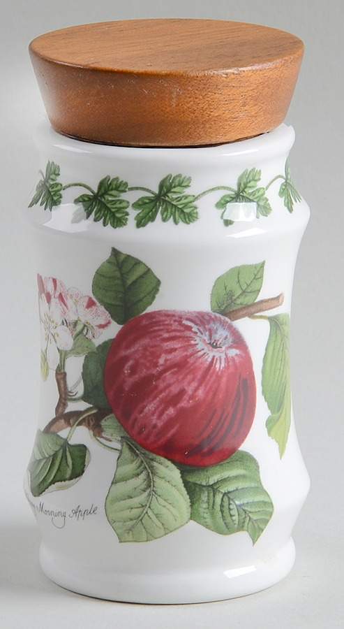 Pomona Collector Club Spice Jar with Wood Lid by Portmeirion-1