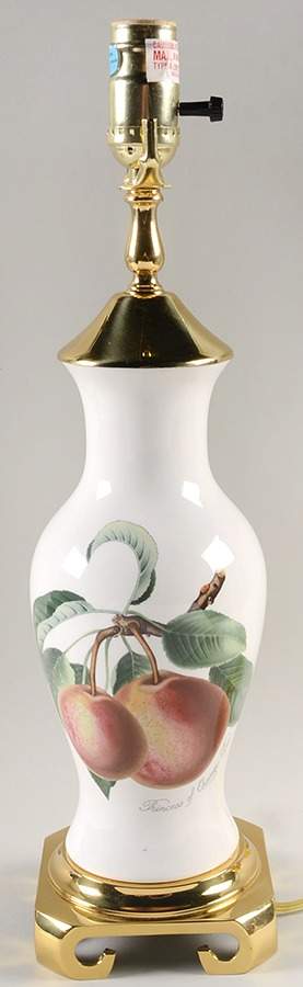 Pomona 18" Electric Lamp No Shade by Portmeirion-1
