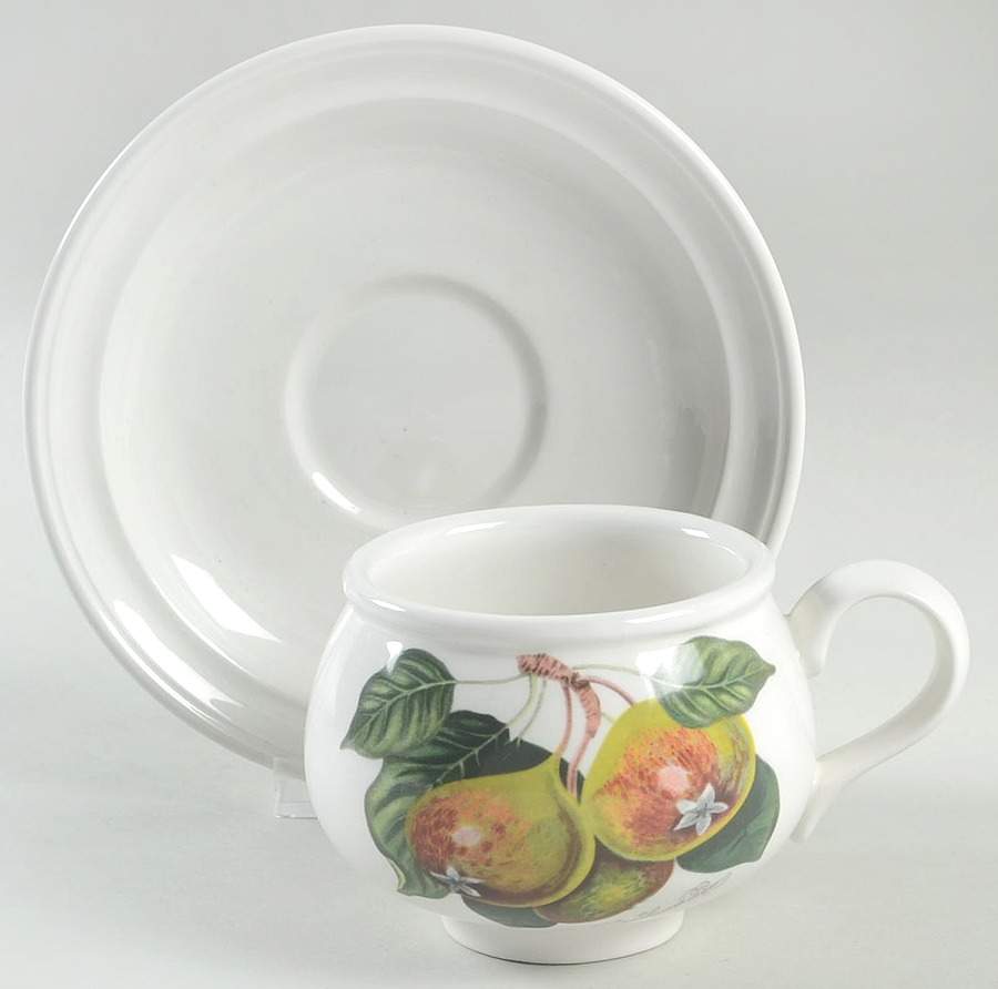 Pomona Romantic Footed Cup & Saucer Set by Portmeirion-1