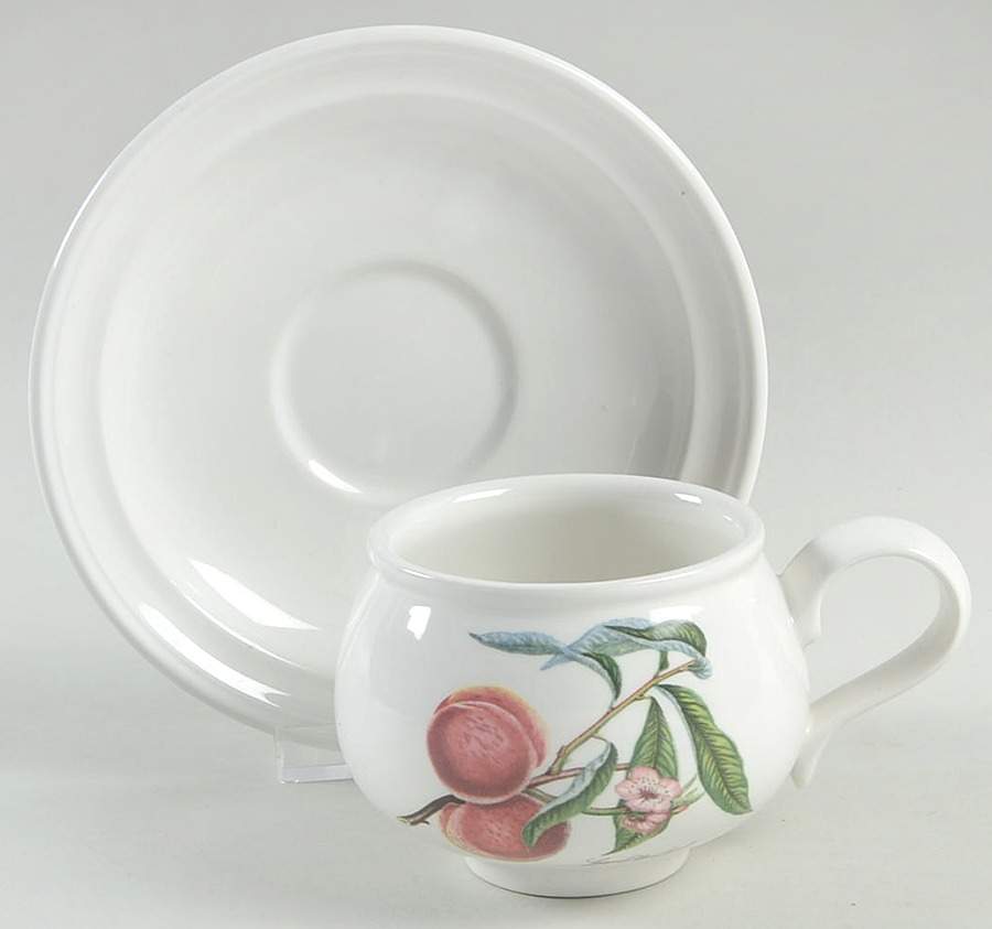 Pomona Romantic Footed Cup & Saucer Set by Portmeirion-1