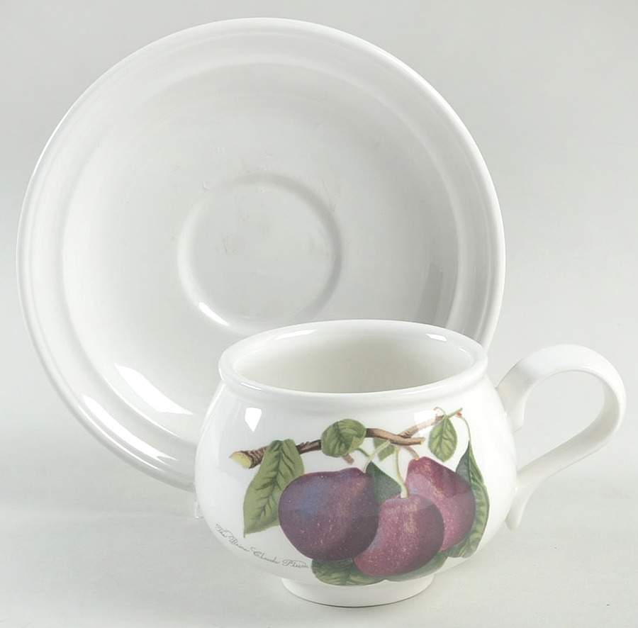 Pomona Romantic Footed Cup & Saucer Set by Portmeirion-1