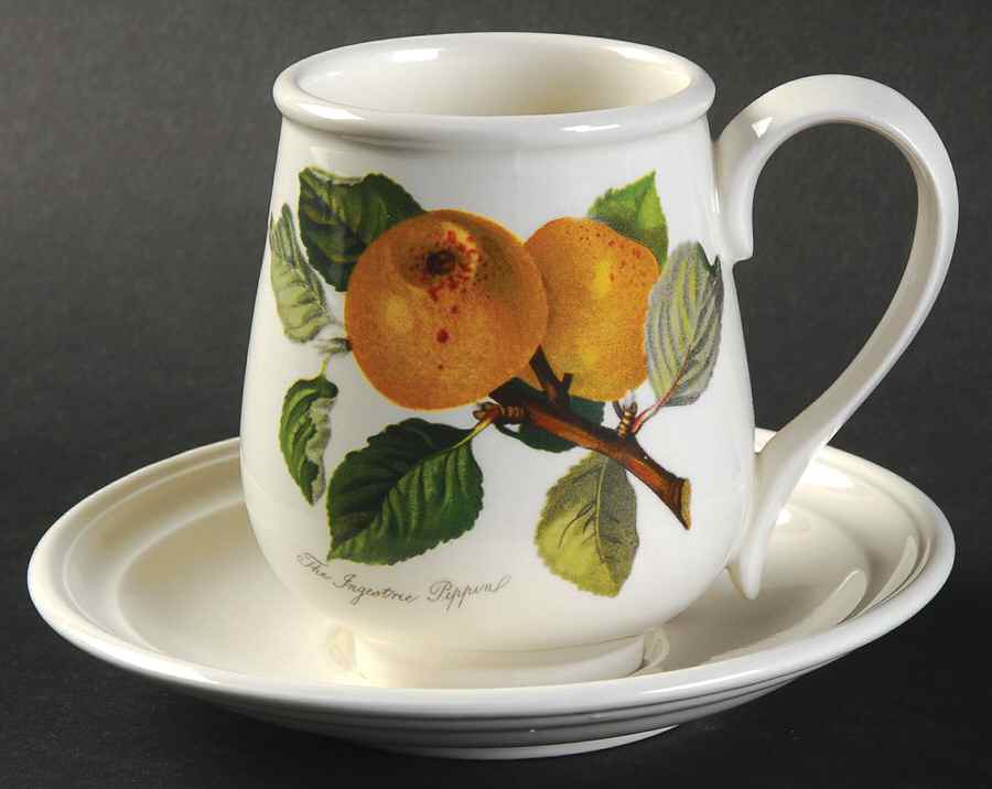 Pomona Mocha Cup & Saucer Set by Portmeirion-1