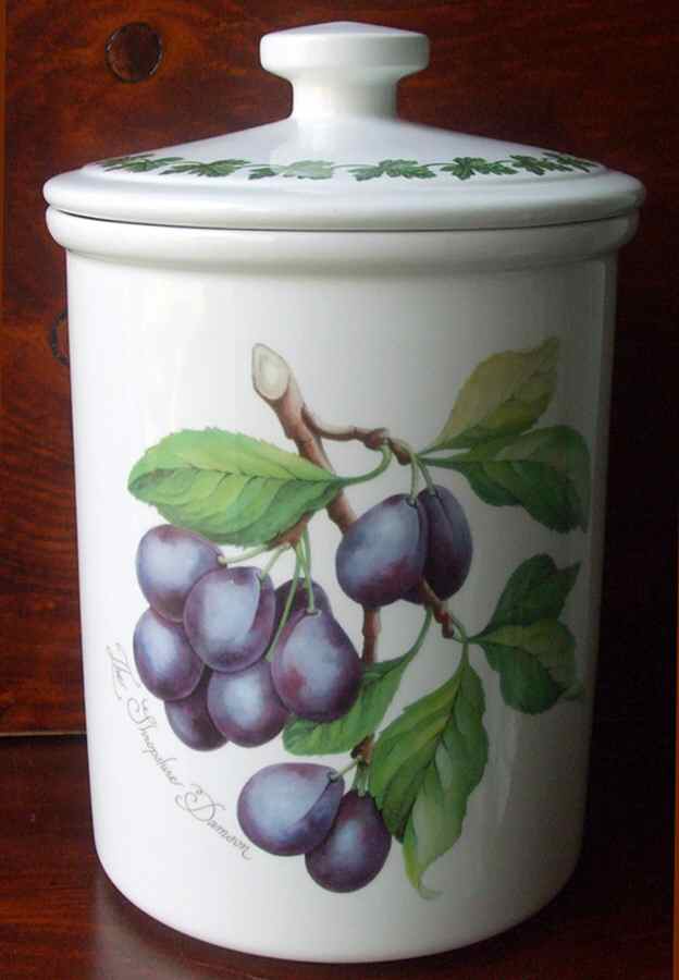 Pomona Cookie Jar & Lid by Portmeirion-1