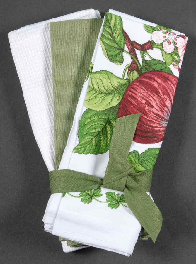 Pomona Tea Towel (Set of 3 Motifs) by Portmeirion-1