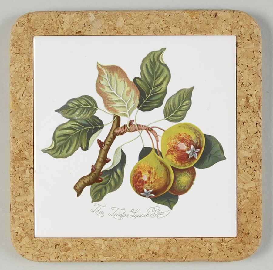 Pomona 7" Square Cork Back Trivet by Portmeirion-1