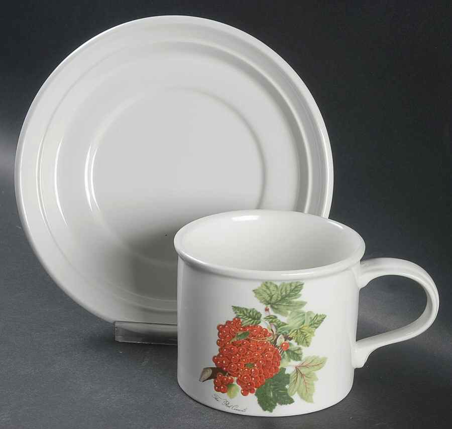 Pomona Drum Breakfast Cup & Saucer Set by Portmeirion-1