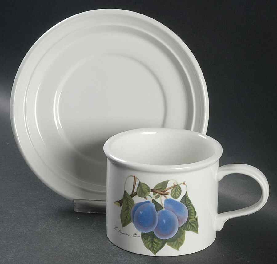 Pomona Drum Breakfast Cup & Saucer Set by Portmeirion-1