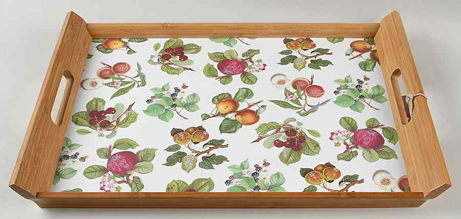 Pomona 18" Bamboo Stacking Tray by Portmeirion-1